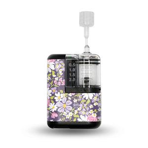 ExpressionMed Purple and Pink Flowers Tandem Mobi Sticker Single Sticker Only White Pink Purple Flower Vine, Vinyl Decoration CGM Design