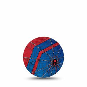 ExpressionMed Spider Man Freestyle Libre 3 and Libre 3 Plus Overpatch Single Tape Marvel Character Inspired, Adhesive Patch CGM Design