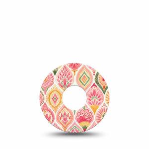 ExpressionMed Blush Freestyle Libre 3 and Libre 3 Plus, Single Tape delicate color wash Overlay Patch for Continuous Glucose Monitor