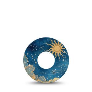 ExpressionMed Mystic Skies Infusion Set, 5-Pack Moody sky Decorative Patch For Insulin Pump