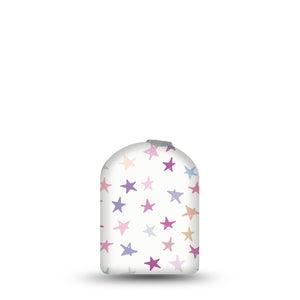 ExpressionMed Bright Stars Pod Full Wrap Sticker Pod Full Wrap Sticker Single Sticker Colorful pastel stars Vinyl Decoration  Pump design