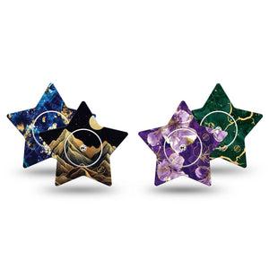 ExpressionMed Midnight Gold Freestyle Libre, Libre 2 Plus, and Abbott Lingo Star, tape and sticker  Deep color palette Waterproof Sensor Cover for CGM