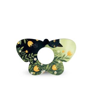 ExpressionMed Jungle Cat Infusion Butterfly, 5-Pack Black kitten meadow Vinyl Decoration For Insulin Pump