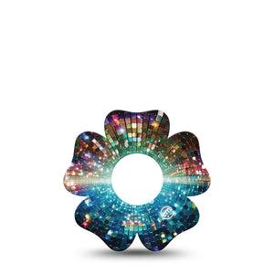 ExpressionMed Disco Lights Infusion Flower, 5-Pack Retro glow design Best Covers For Insulin Pump