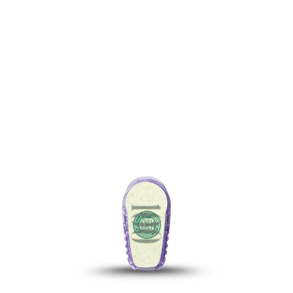 ExpressionMed Feeling $100 Dexcom G6 Sticker Single Sticker Only American Hundred Dollar Bill, Vinyl Decoration Continuous Glucose Monitor Design