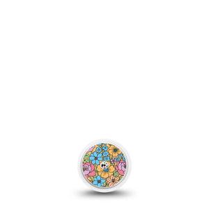 ExpressionMed Strength in Bloom Freestyle Libre, Libre 2 Plus, and Abbott Lingo Sticker, Single Sticker Springy resilience quote Decorative Patch for Continuous Glucose Monitor