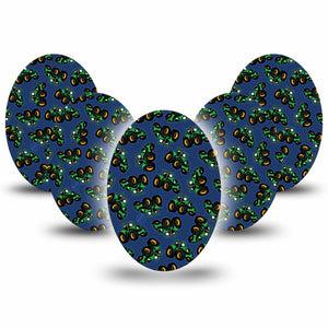 ExpressionMed Tractors Medtronic Guardian Enlite Universal Oval, 5-Pack Tape Farm Tractors, Plaster CGM Design