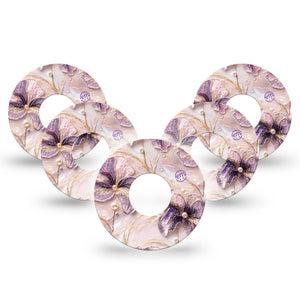 ExpressionMed Pink Pearls Infusion Set, 10-Pack Gold and pearl petals inspired Accessories For Pump