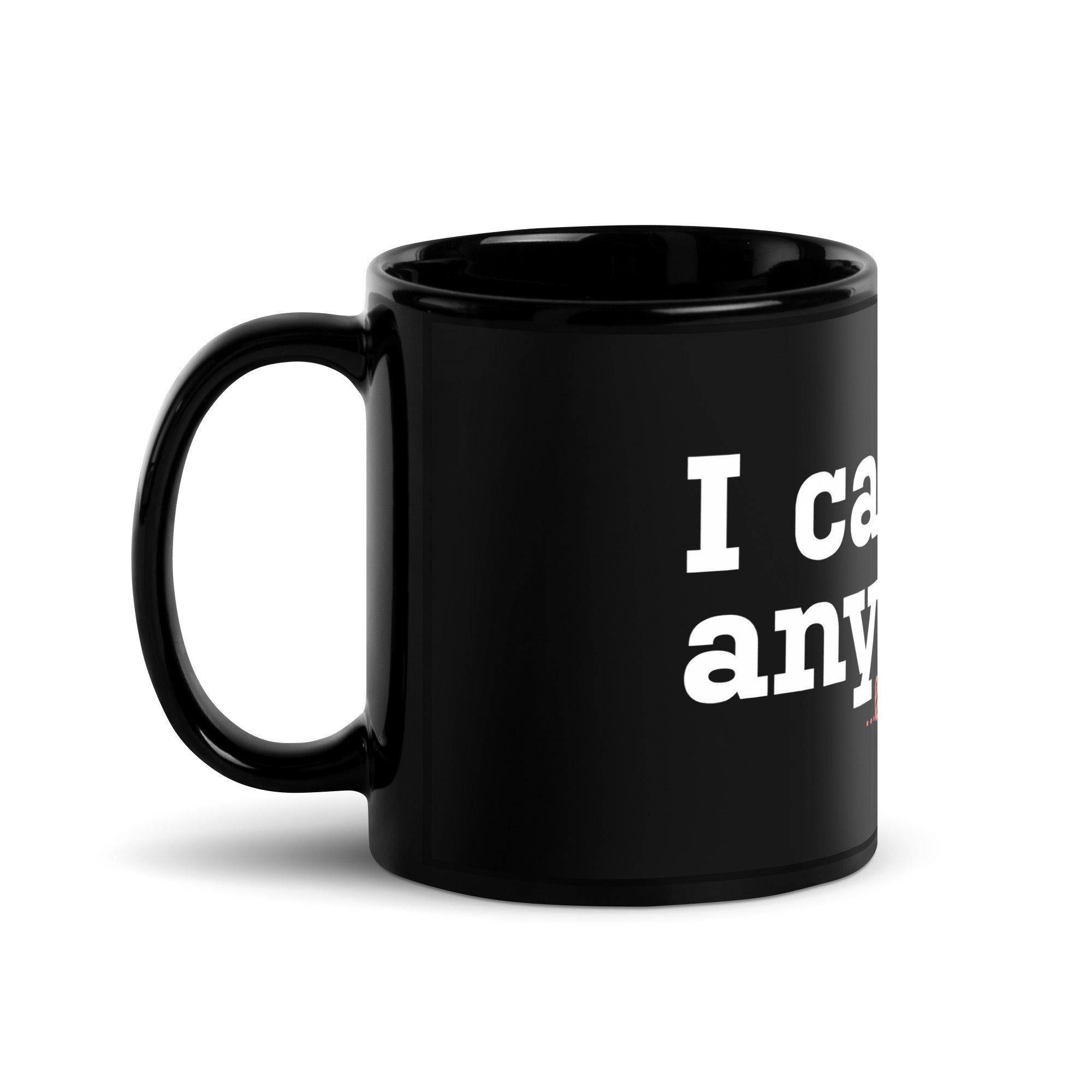 ExpressionMed Anything But Insulin Black Glossy Mug