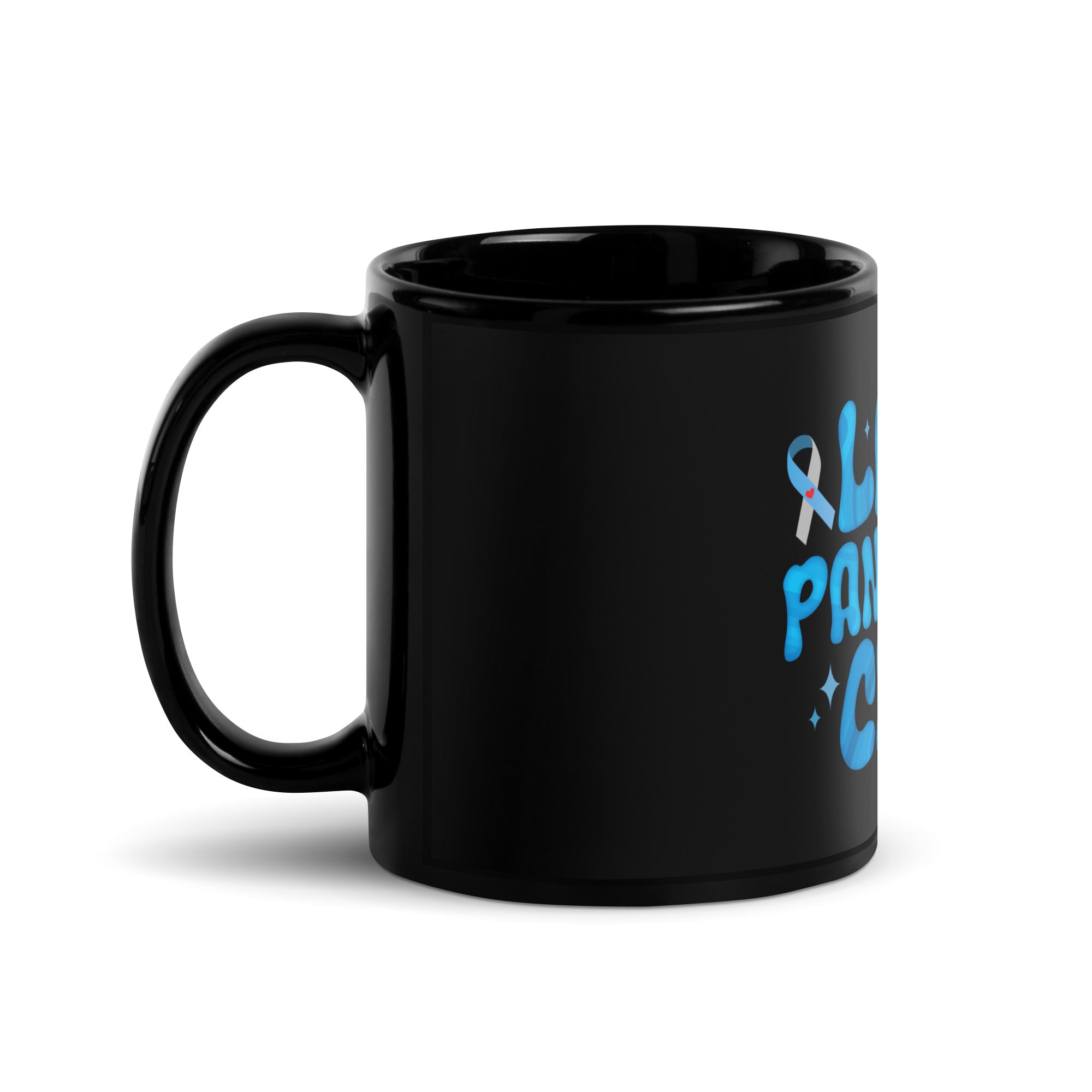 ExpressionMed Lazy Pancreas Black Glossy Mug