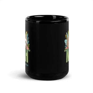 ExpressionMed NAH Sloth Black Glossy Mug