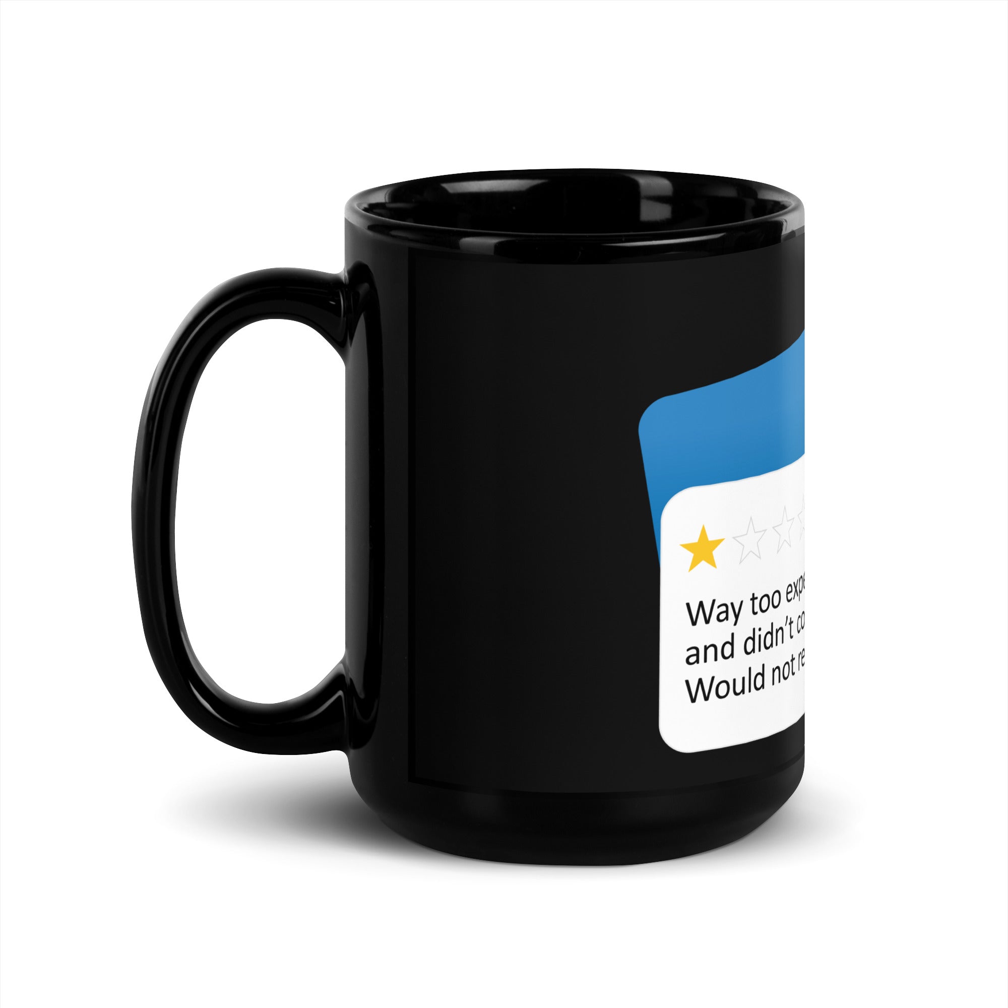 ExpressionMed Type 1 - 1 Star Review Black Glossy Mug