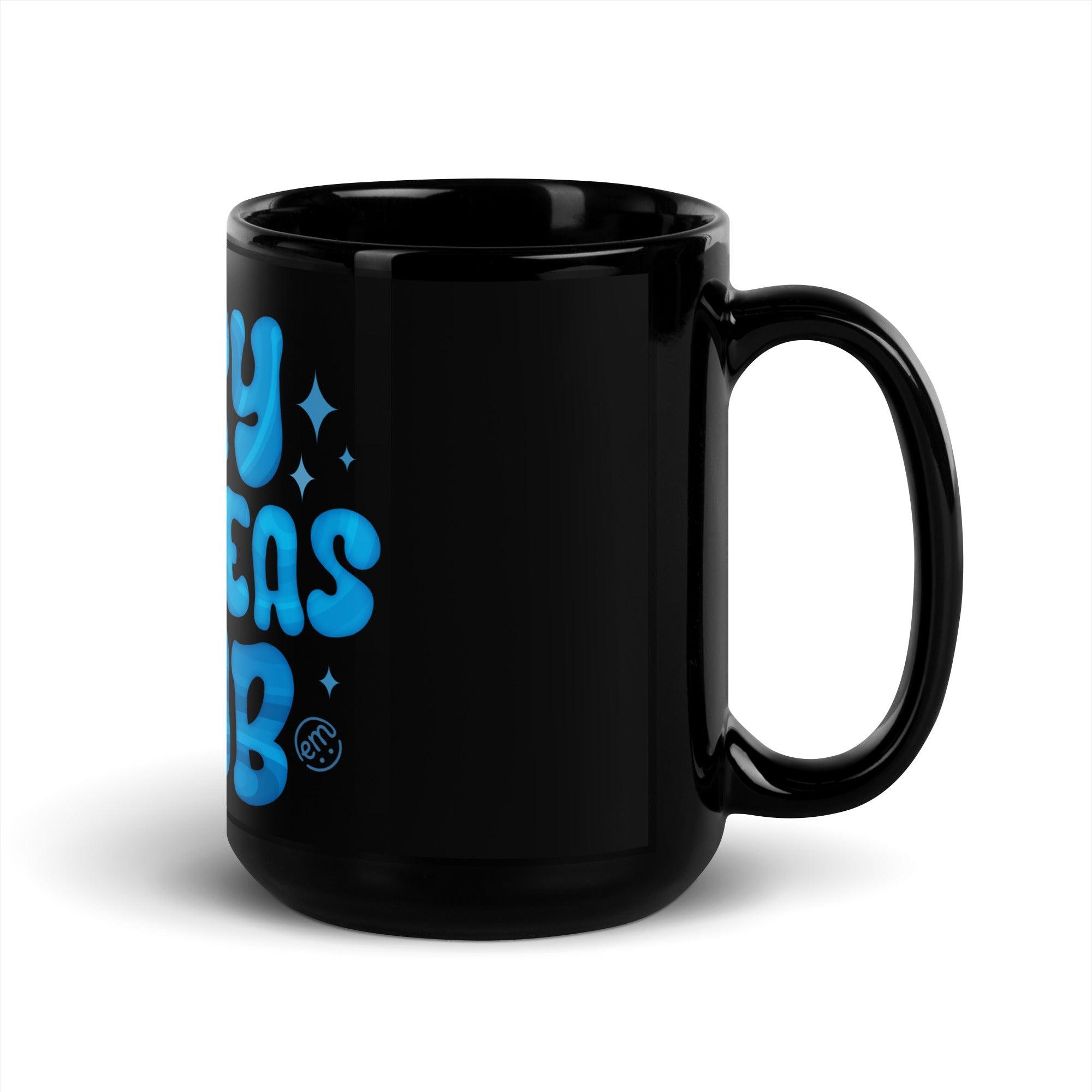 ExpressionMed Lazy Pancreas Black Glossy Mug