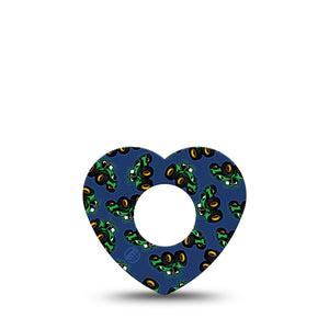 ExpressionMed Tractors Infusion Set Heart Shape Tape, 5-Pack Tape Toy Tractors Inspired, Adhesive Tape Continuous Glucose Monitor Design