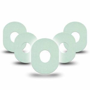 ExpressionMed Mint Green Dexcom G7 Tape, Dexcom Stelo Glucose Biosensor System, 5-Pack Tape Solid Color, Overlay Tape CGM Design