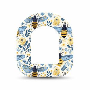 ExpressionMed Busy Bees Omnipod Mini, Single Tape Spring petals bees Accessories For Pump