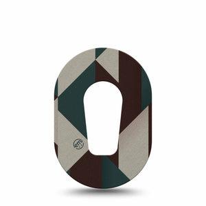 ExpressionMed Timberline  Dexcom G6 Mini, Single Tape Nature inspired Adhesive Tape for CGM