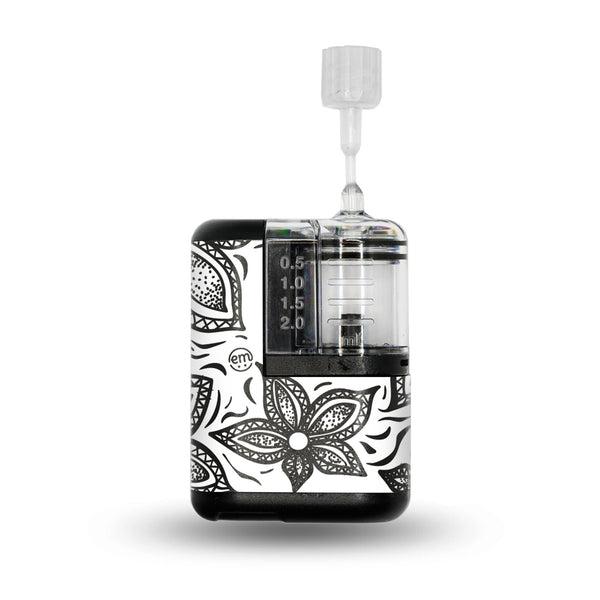 ExpressionMed Black Tie Floral Tandem Mobi Sticker Single Sticker Only Elegant Florals, Vinyl Decoration https://expressionmed.com/products/blush-rose-mobi-tapeDesign