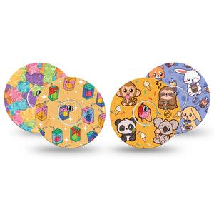 ExpressionMed Sugar Rush Variety Pack Freestyle Libre 3 and Libre 3 Plus Sticker and Tape  Sweet Treats, Vinyl Sticker and Tape Pairing CGM Design