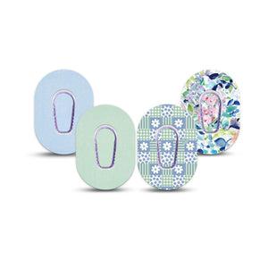 ExpressionMed Soft Balance Dexcom G6 Mini, tape and sticker  Solid and floral mix Waterproof Adhesive Tape for CGM