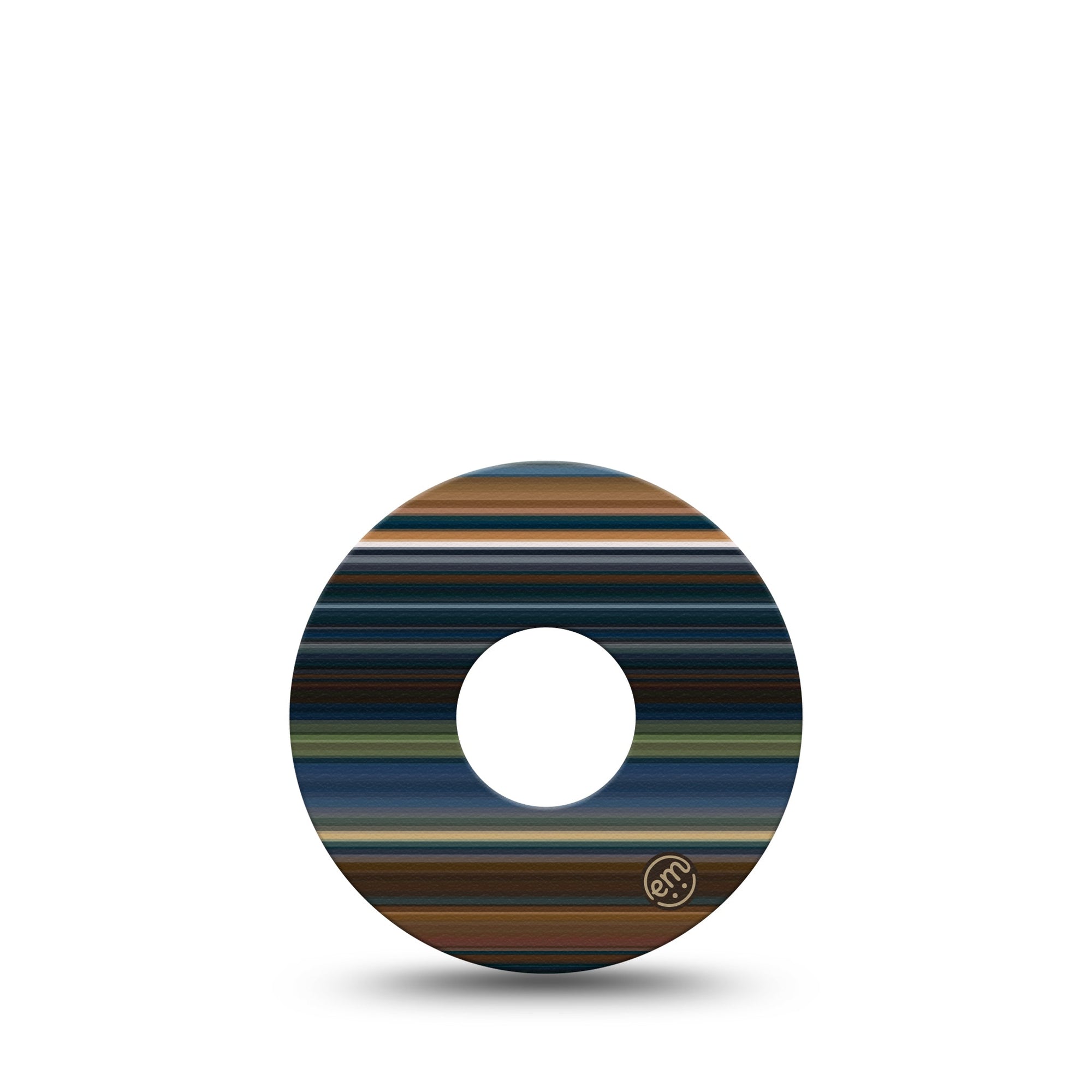 ExpressionMed Dark Stripes Freestyle Libre 3 Tape Single thin dark stripes Adhesive Tape CGM Design