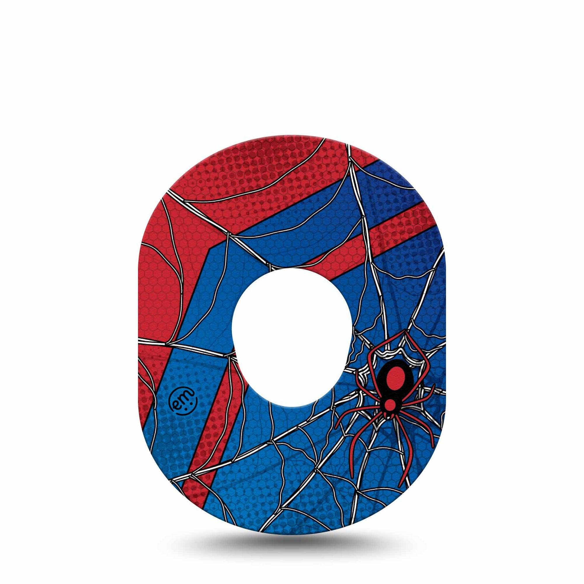 ExpressionMed Spider Man Dexcom G7 Tape, Dexcom Stelo Glucose Biosensor System, Single Tape Friendly Neighborhood Spiderman, Overlay Tape CGM Design