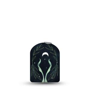 ExpressionMed Luna Moth Omnipod Full Wrap Center Sticker Single Sticker Only Mystic Moth, Vinyl Decoration Pump Design