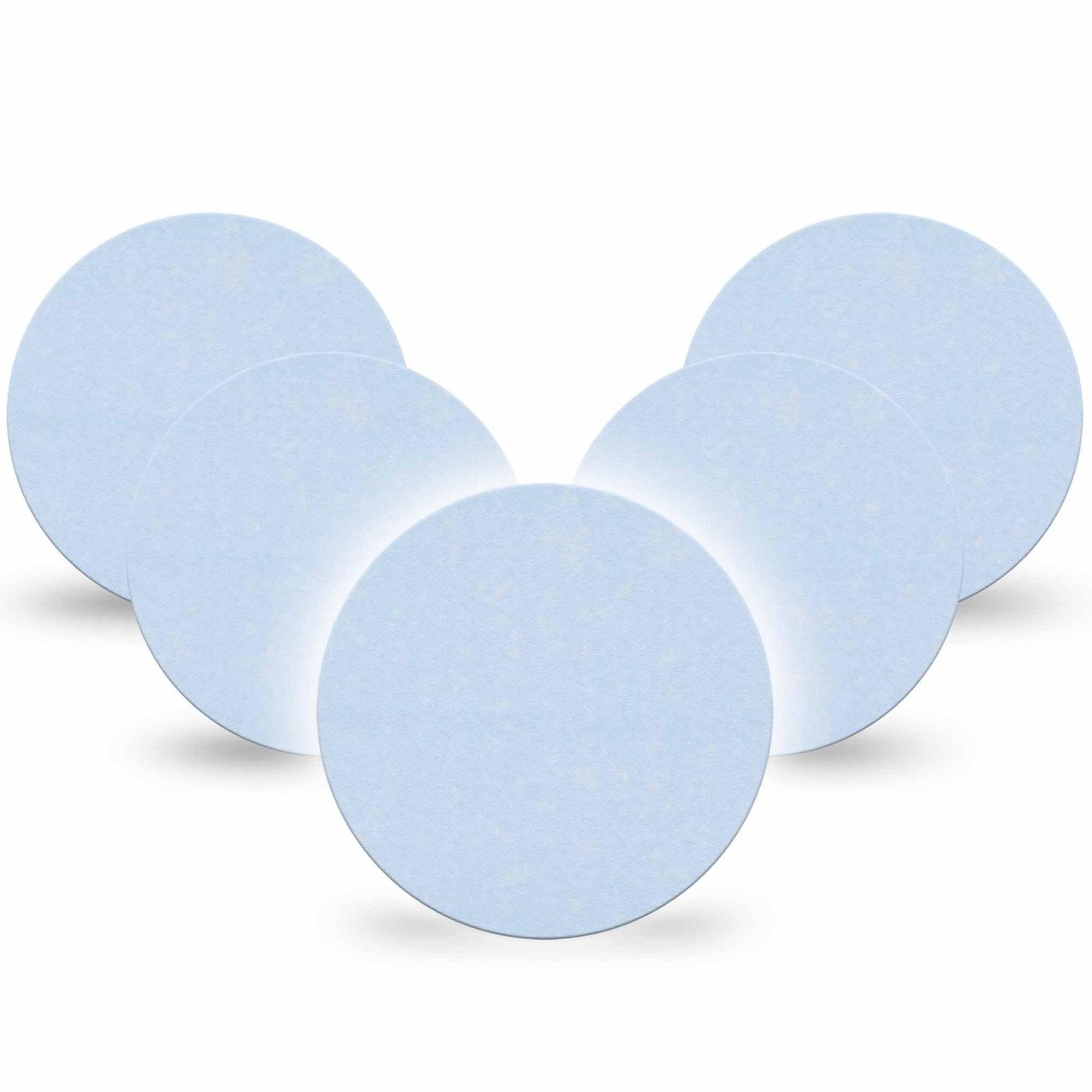 ExpressionMed Light Wash Jeans Dexcom G7 Overpatch, Dexcom Stelo Glucose Biosensor System, 5-Pack Tape Sky Blue Inspired, Overlay Tape CGM Design