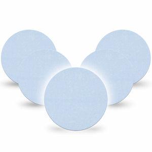 ExpressionMed Light Wash Jeans Dexcom G7 Overpatch, Dexcom Stelo Glucose Biosensor System, 5-Pack Tape Sky Blue Inspired, Overlay Tape CGM Design