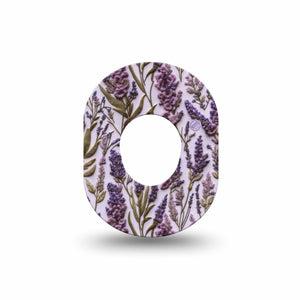ExpressionMed Stitched Bloom Dexcom G7 and Dexcom Stelo Glucose Biosensor System Mini, Single Tape 3d embroidery inspired Waterproof Plaster for CGM
