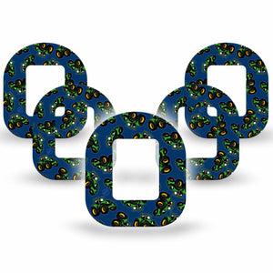 ExpressionMed Tractors Tandem Mobi Tape, 5-Pack Tape Toy Tractor Truck, Adhesive Tape Pump Design