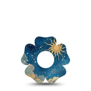 ExpressionMed Mystic Skies Infusion Flower, 5-Pack Magical sun Best Covers For Insulin Pump
