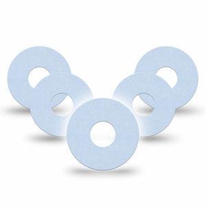 ExpressionMed Light Wash Jeans Freestyle Libre 3 and Libre 3 Plus Tape, 5-Pack Tape Basic Color, Adhesive Tape Continuous Glucose Monitor Design