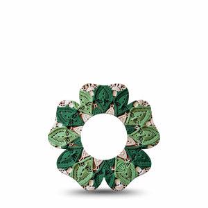 ExpressionMed Knit Monstera Freestyle Libre, Libre 2 Plus, and Abbott Lingo Flower, Single Tape Textured monstera Decorative Adhesive Tape for CGM