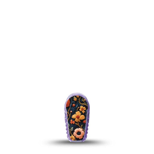 ExpressionMed Embroidered Ghost Dexcom G6 Sticker, Single Sticker Only Ghost Halloween Stitch Inspired, Vinyl Decoration Continuous Glucose Monitor Design