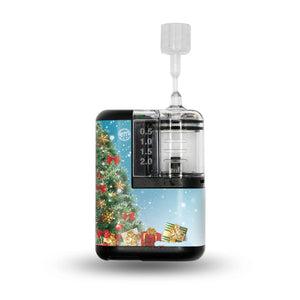 ExpressionMed Oh, Christmas Tree Tandem Mobi Sticker Single Sticker Only Holiday Tree, Vinyl Decoration Pump Design