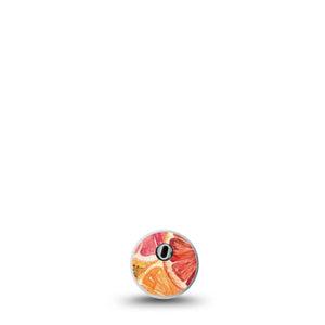 ExpressionMed Oranges Freestyle Libre 3 and Libre 3 Plus Sticker, Single Sticker Summer citrus slices Waterproof Adhesive Tape for CGM