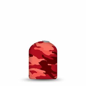 ExpressionMed Red Camo Pod Full Wrap Sticker Tape Pod Full Wrap Sticker Single Sticker Classic red camo Vinyl Graphics Pump design