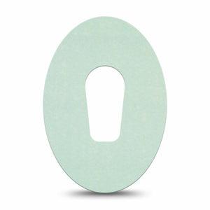 ExpressionMed Mint Green Dexcom G6 Tape, Single Tape Mint Green Solid Color, Plaster Continuous Glucose Monitor Design