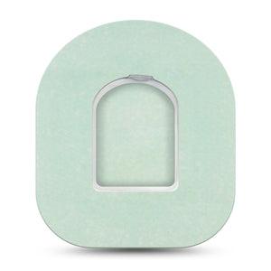 ExpressionMed Mint Green Omnipod Tape, Single Tape and Single Sticker Pantone Color Inspired, Adhesive Patch Pump Design