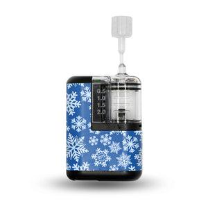 ExpressionMed Snowflake Tandem Mobi Sticker Single Sticker Only Frosty Crystal, Vinyl Decoration Pump Design