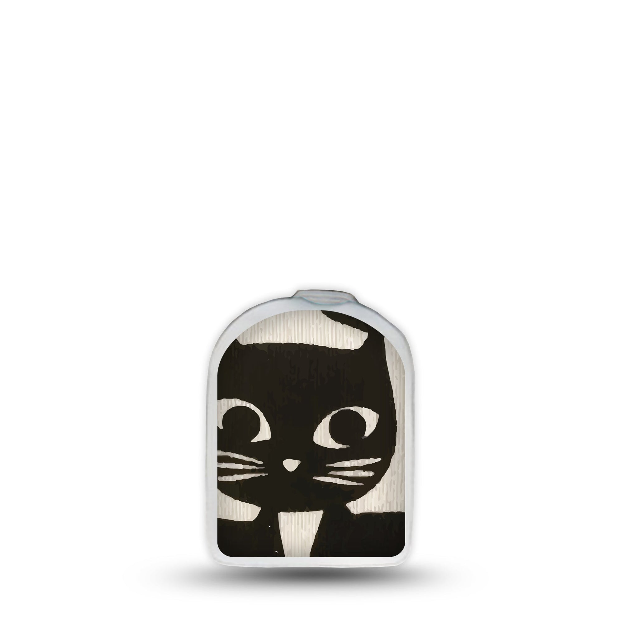 ExpressionMed Black Cats Omnipod Surface Center Sticker Single Sticker Ebony Kittens Vinyl Decoration Pump Design