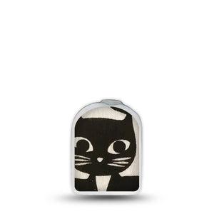 ExpressionMed Black Cats Omnipod Surface Center Sticker Single Sticker Ebony Kittens Vinyl Decoration Pump Design