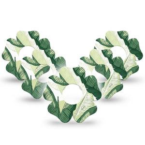 ExpressionMed Palm Leaf Infusion Flower, 10-Pack Shades of green  Fixing Ring Patch For Pump
