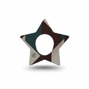 ExpressionMed Timberline  Dexcom G7 and Dexcom Stelo Glucose Biosensor System Star, Single Tape Abstract forest inspired Overlay Tape for CGM