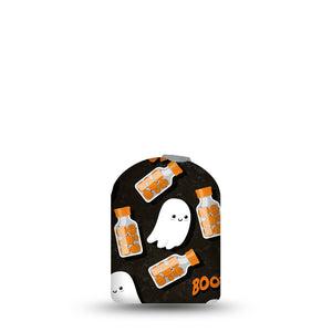 ExpressionMed Boolus Pod Full Wrap Sticker Pod Full Wrap Sticker Single Sticker Boolus Vial Ghosts Vinyl Graphics Pump design