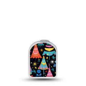 ExpressionMed Bright Trees Omnipod Surface Center Sticker Single Sticker Vibrant Forest  Vinyl Decoration Pump Design