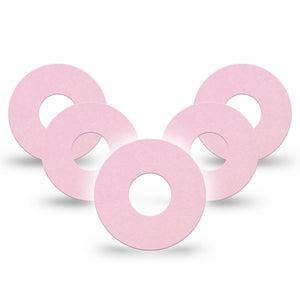 ExpressionMed Baby Pink Infusion Set Tape, 10-Pack Tape Cotton Candy Pink Inspired, Overlay Patch Continuous Glucose Monitor Design