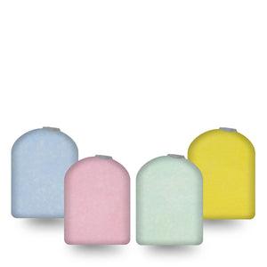 ExpressionMed Solids Variety Pack Omnipod Full Wrap Center Sticker, 4-Pack Sticker Variety, Most Popular Prints, Vinyl Decoration Pump Design