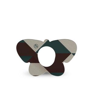 ExpressionMed Timberline  Dexcom G7 and Dexcom Stelo Glucose Biosensor System Butterfly, Single Tape Triangle art Overlay Tape for CGM